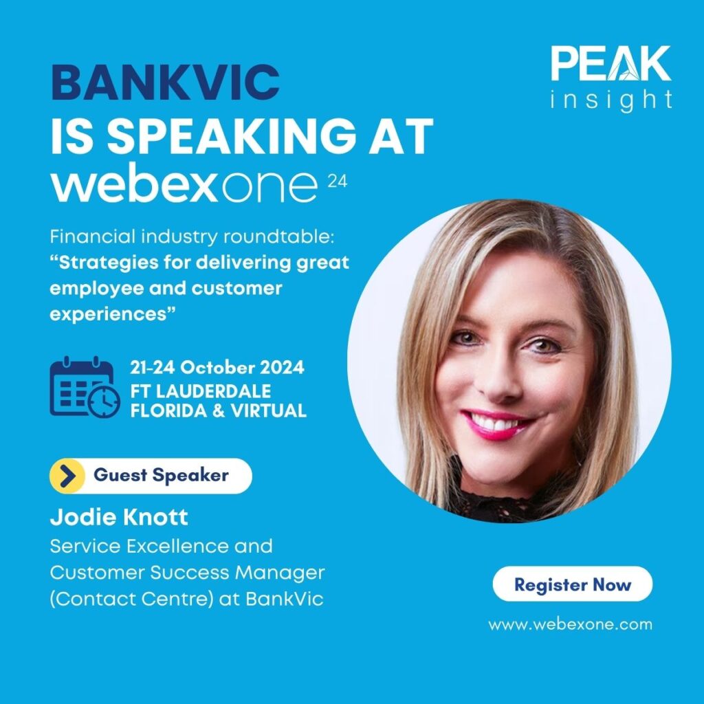 BankVic to speak at WebexOne